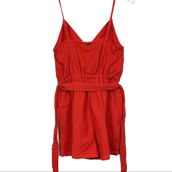 NWT Billabong Rad Red Linger On Romper V-Neck - Picture 5 of 14